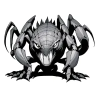just like the phantom troupe spider instead have a kaiju with the number 8 on it tattoo design idea