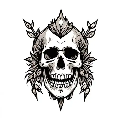 Fear God tattoo design idea