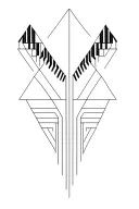 synthesizer cirquit geometric design tattoo design idea