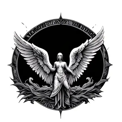 lower stomach tattoo design biblical angels alien tattoo design idea