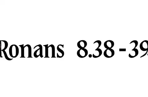 "Romans 8:38-39" tattoo design idea
