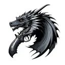 Draco Gun tattoo design idea