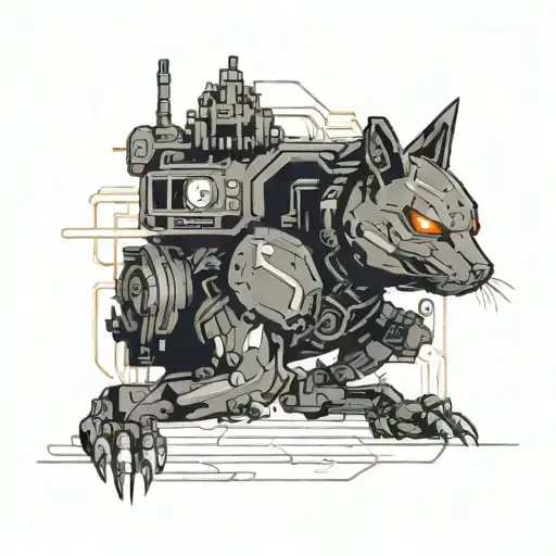 Cyberpunk Edgerunner tattoo design idea