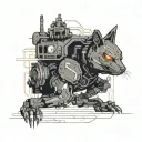 Cyberpunk Edgerunner tattoo design idea