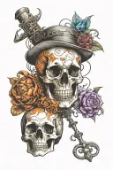 alchemy, as above so below, no skull, medievil  tattoo design idea