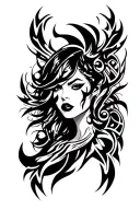 Slut tattoo design idea