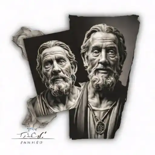 Saint Jude Thaddeus tattoo design idea