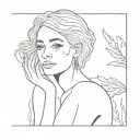 Alexandra love me more tattoo design idea