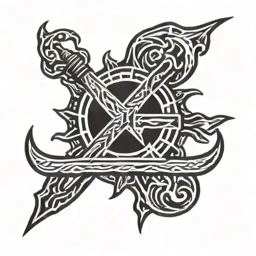 Red Hot Chili Peppers logo tattoo design idea