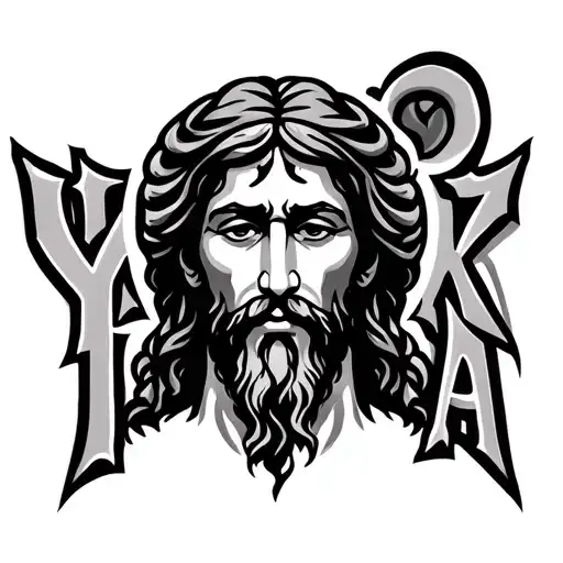 Only YESHUA tattoo design idea