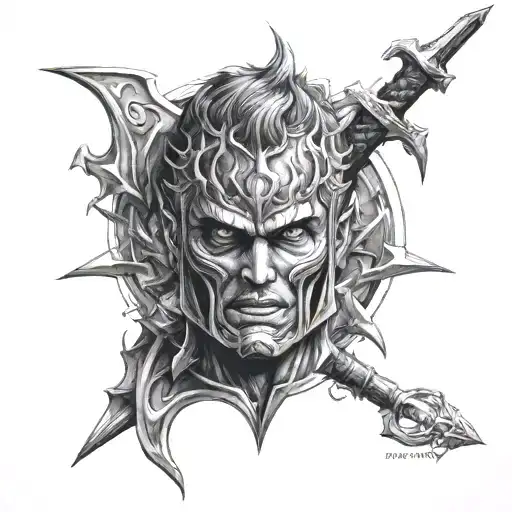 berserk brand tattoo design idea