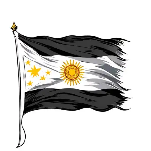 Filipino Flag tattoo design idea