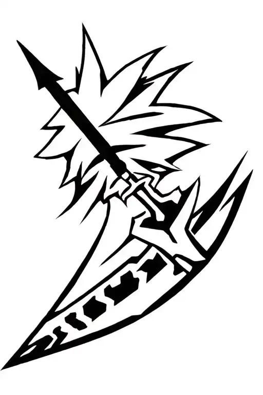 Naruto Kunai tattoo design idea