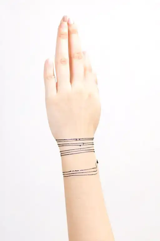 women's wrist cuff tattoo wraps tattoo design idea