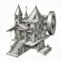 carpenter, design, architecture, sketch, creativity, dimensioning, dimension line, planner, cad tattoo design idea