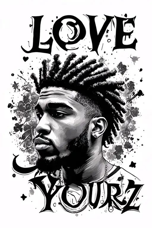 J Cole Love Yourz tattoo design idea