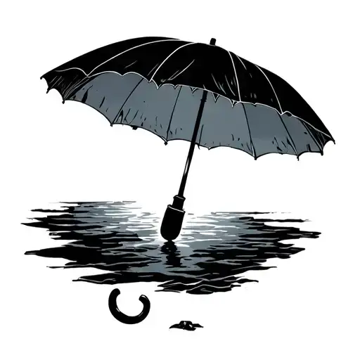 bring me the horizon umbrella  tattoo design idea