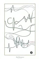 ekg symbol for birth + unconditional love + freedom tattoo design idea