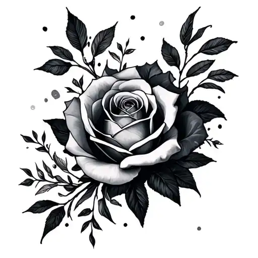 Dark Romance tattoo design idea