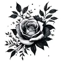 Dark Romance tattoo design idea