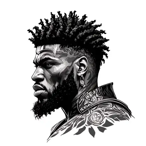 killmonger full back tattoo design idea