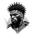 killmonger full back tattoo design idea