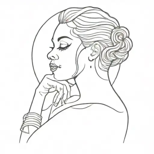 black owned submissive slave tattoo design idea