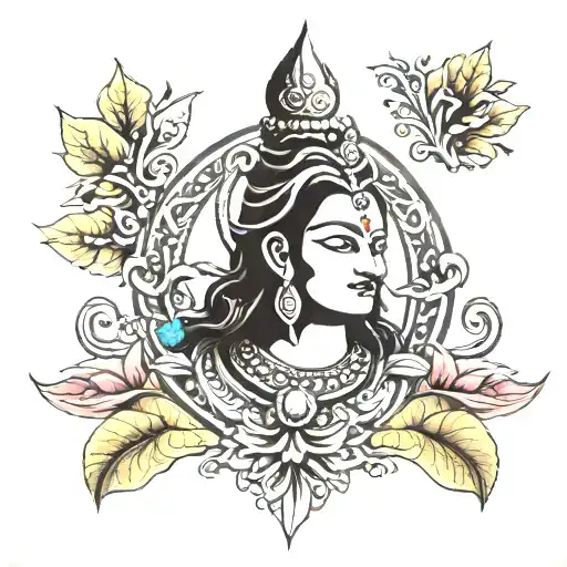 Devotional Shiv ji  tattoo design idea
