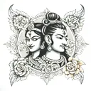 Devotional Shiv ji  tattoo design idea