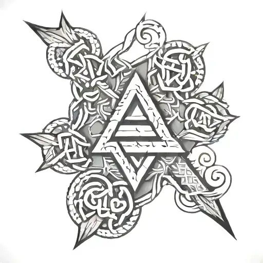 Bind Rune tattoo design idea