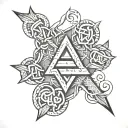 Bind Rune tattoo design idea