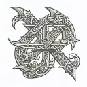 Bind Rune tattoo design idea