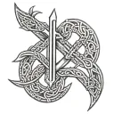 Bind Rune tattoo design idea