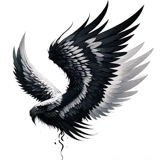 Marcelo burlon wings like tattoo design idea
