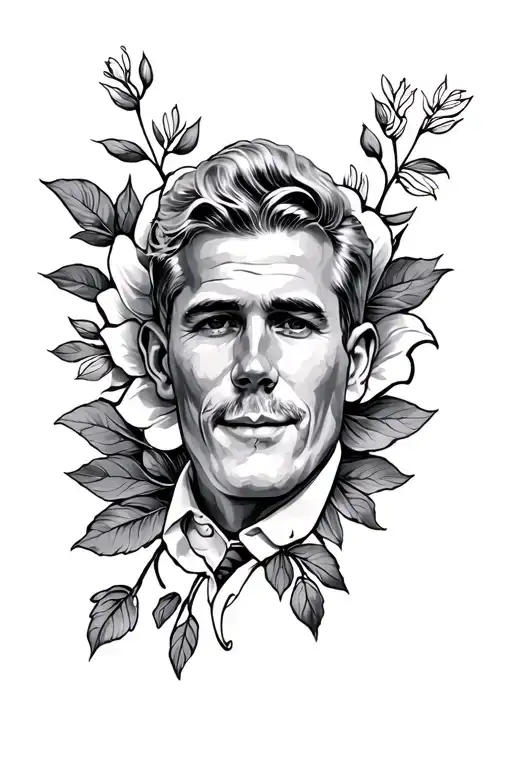 memorial tattoo for dad tattoo design idea