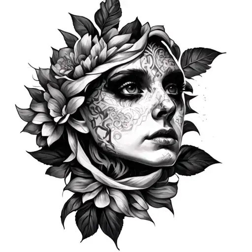 Surrender ego tattoo design idea