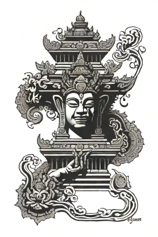 Cambodia tattoo design idea