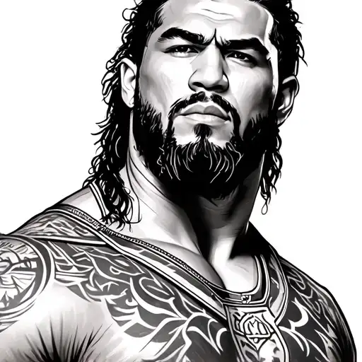 Roman Reigns tattoo design idea