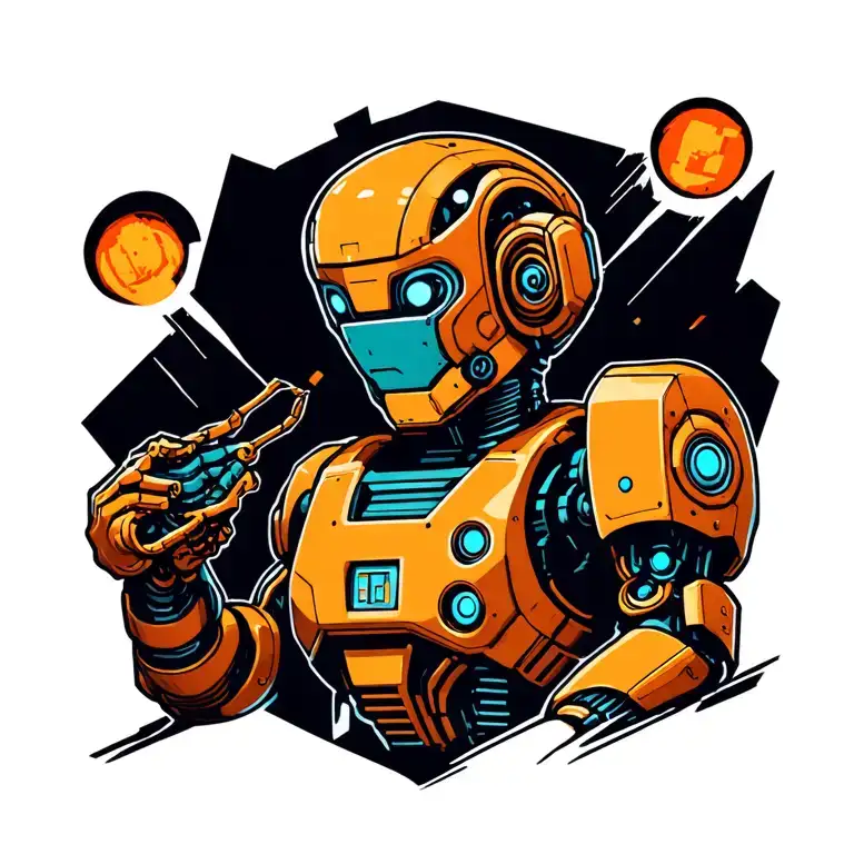 ROBOT FROM METROPOLIS MOVIE tattoo design idea