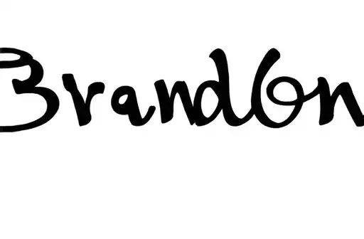 "Brandon" tattoo design idea