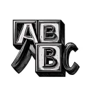 Abc Blocks tattoo design idea