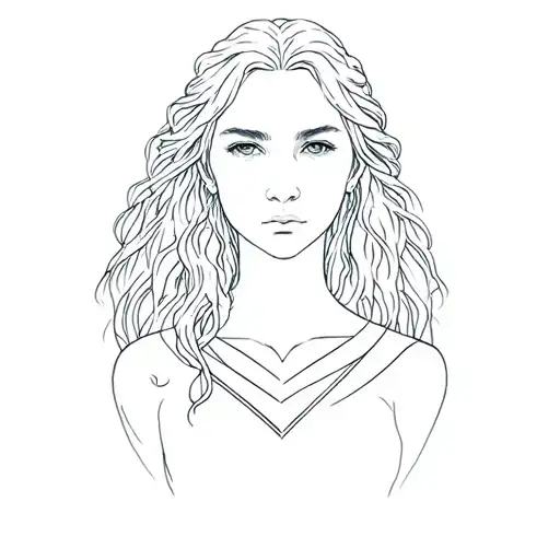 daenerys targaryen, tattoo design idea