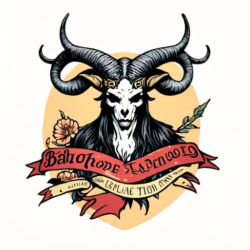 baphomet tattoo design idea