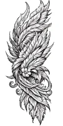 Incorporate leather tooling patterns into a western tattoo design tattoo design idea