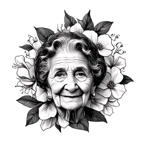 in Memory of my grandmother  tattoo design idea