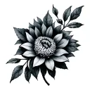 Milkweed tattoo design idea