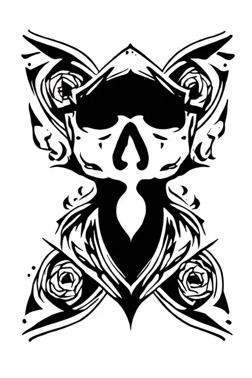 suicideboys related symbols girly  tattoo design idea