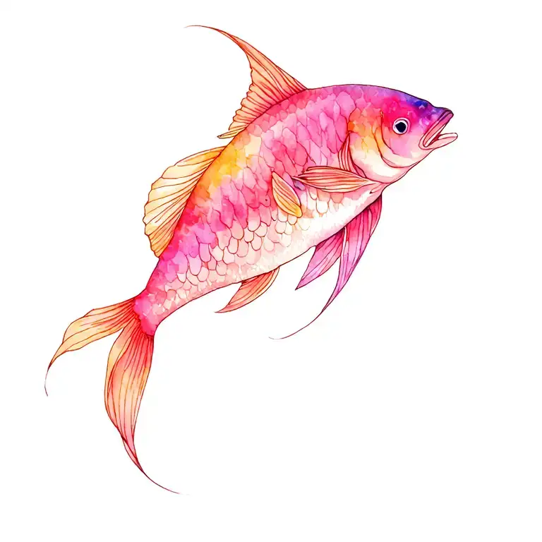 Aquarius And Pisces tattoo design idea