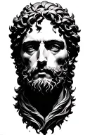 stoic virtues tattoo design idea