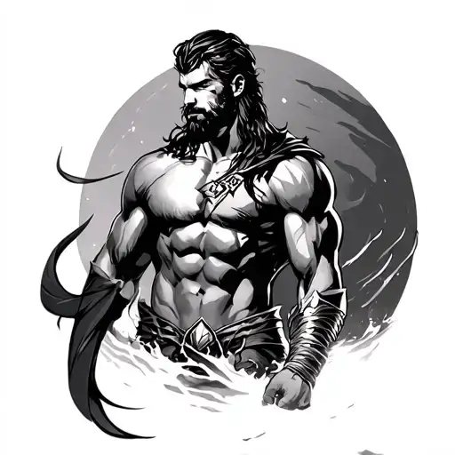 Aquaman tattoo design idea